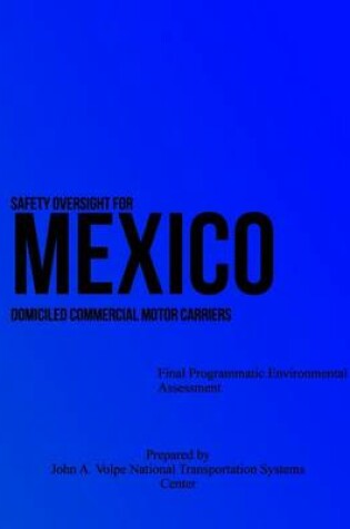 Cover of Safety Oversight for Mexico