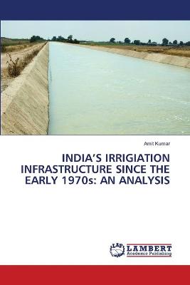 Book cover for India's Irrigiation infrastructure since the Early 1970s