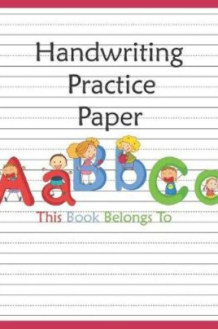 Cover of Handwriting Practice Paper