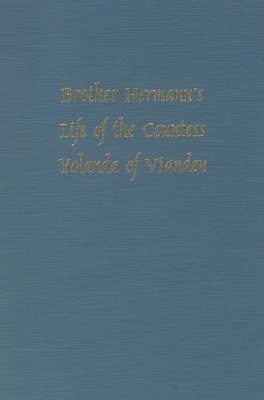 Book cover for Brother Hermann's 'Life of the Countess Yolanda of Vianden' [Leben der Graefen Iolande von Vianden]