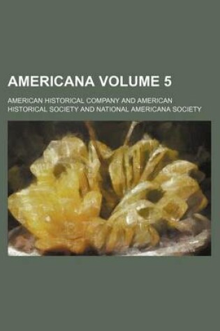 Cover of Americana Volume 5