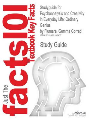 Book cover for Studyguide for Psychoanalysis and Creativity in Everyday Life