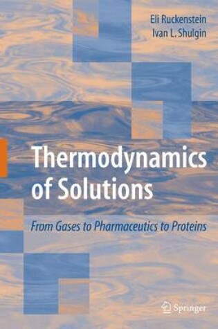 Cover of Thermodynamics of Solutions