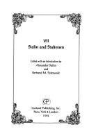 Cover of Stalin and Stalinism