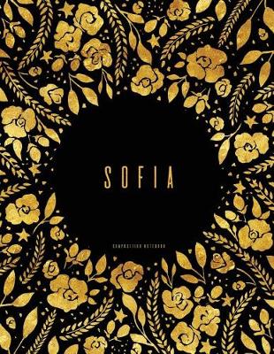 Book cover for Composition Notebook. Sofia