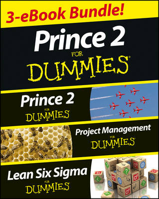 Book cover for PRINCE 2 For Dummies Three e-book Bundle: Prince 2 For Dummies, Project Management For Dummies & Lean Six Sigma For Dummies