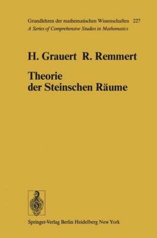 Cover of Theorie der Steinschen Raume