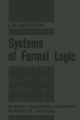 Cover of Systems of Formal Logic