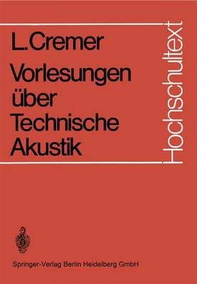 Book cover for Vorlesungen Uber Technische Akustik