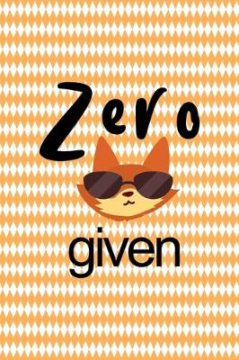 Book cover for Zero Fox Given