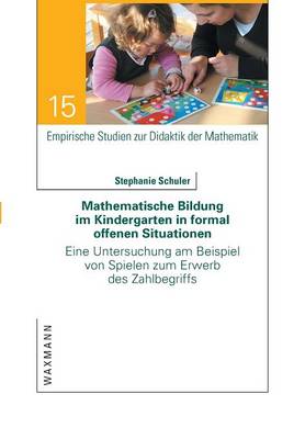 Book cover for Mathematische Bildung im Kindergarten in formal offenen Situationen