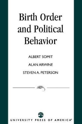 Cover of Birth Order and Political Behavior