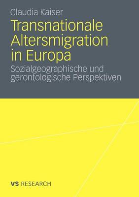 Book cover for Transnationale Altersmigration in Europa