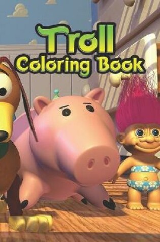 Cover of troll coloring book