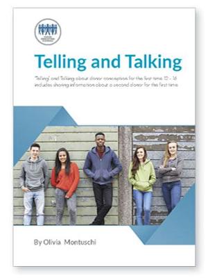 Book cover for Telling & Talking 12-16 years for the first time