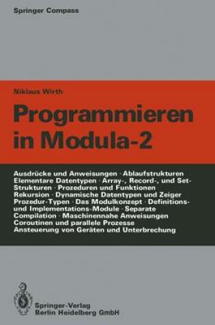 Cover of Programmieren in Modula-2