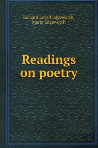 Cover of Readings on poetry