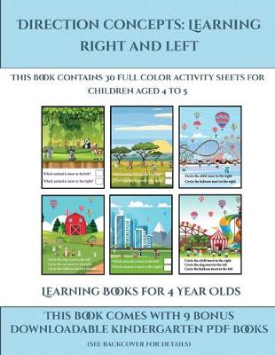 Book cover for Learning Books for 4 Year Olds (Direction concepts - left and right)