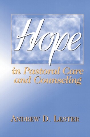 Cover of Hope in Pastoral Care and Counseling