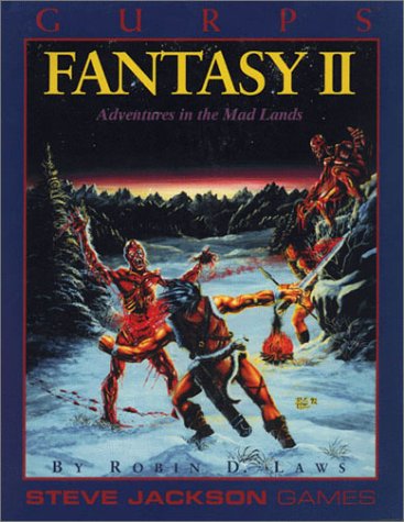 Book cover for Gurps Fantasy II