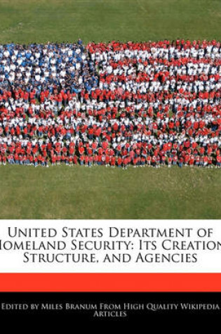 Cover of United States Department of Homeland Security
