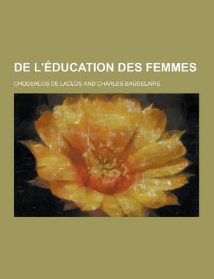 Book cover for de L'Education Des Femmes