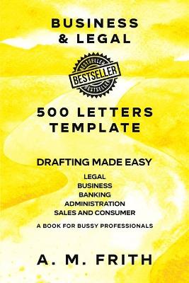 Book cover for Business and Legal 500 Letter Templates