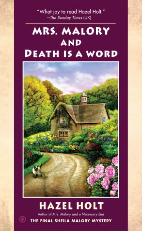 Book cover for Mrs. Malory and Death Is a Word