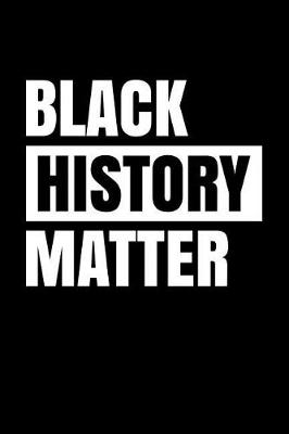 Book cover for Black History Matter