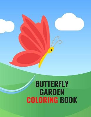 Book cover for Butterfly Garden Coloring Book