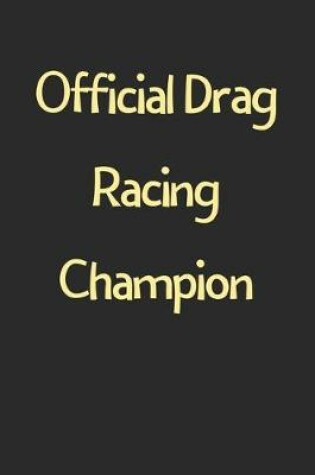 Cover of Official Drag Racing Champion