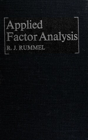 Book cover for Applied Factor Analysis