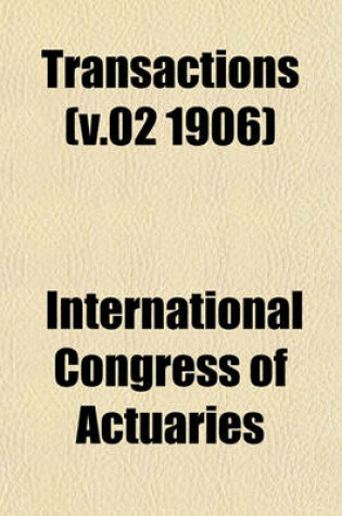 Cover of Transactions Volume 72