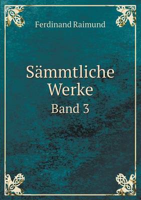 Book cover for Sämmtliche Werke Band 3