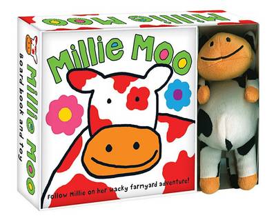 Book cover for Millie Moo Board Book and Toy Set