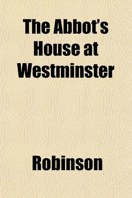 Book cover for The Abbot's House at Westminster