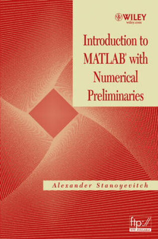 Cover of Introduction to MATLAB with Numerical Preliminaries