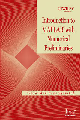 Book cover for Introduction to MATLAB with Numerical Preliminaries