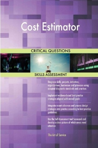 Cover of Cost Estimator Critical Questions Skills Assessment