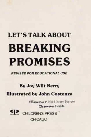 Cover of Lets Talk about Breaking Promises