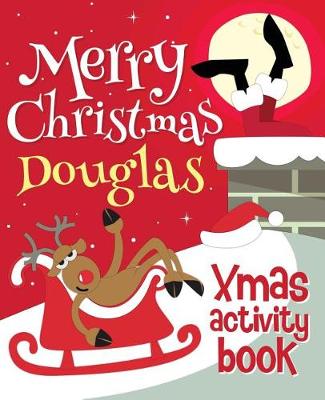 Book cover for Merry Christmas Douglas - Xmas Activity Book