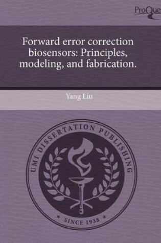 Cover of Forward Error Correction Biosensors: Principles