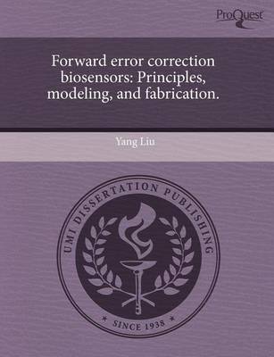 Book cover for Forward Error Correction Biosensors: Principles