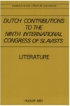 Book cover for Dutch Contributions to the Ninth International Congress of Slavists, Kiev, September 6-14, 1983