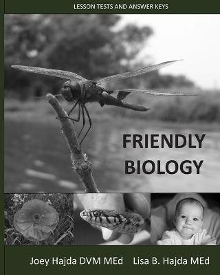 Book cover for Friendly Biology Lesson Tests and Answer Keys