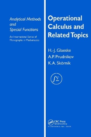 Cover of Operational Calculus and Related Topics