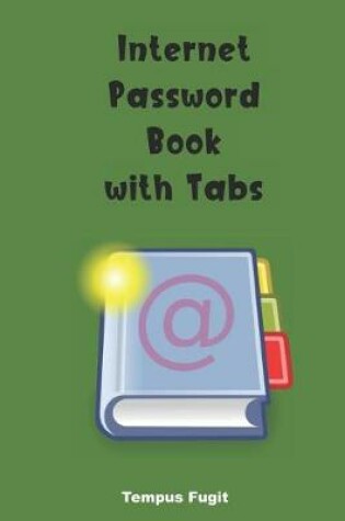 Cover of Internet Password Book With Tabs