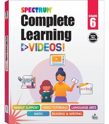 Cover of Spectrum Complete Learning + Videos Workbook