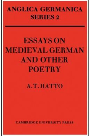 Cover of Essays on Medieval German and Other Poetry