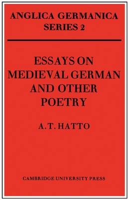 Cover of Essays on Medieval German and Other Poetry